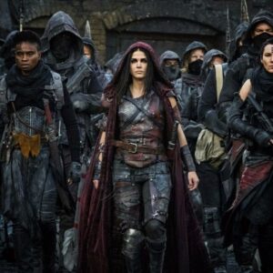 Marie Avgeropoulos Instagram - when worst comes to worst , squad comes first @adinaporter @kyrazag @warnerbrostv #squadgoals #the100