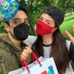 Marie Avgeropoulos Instagram - Better late than never to celebrate this human. You make me laugh ! Here’s to more chuckles. HBD Sachi @sachinsahel 🎈