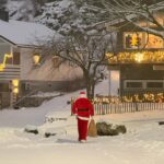 Marie Ulven Ringheim Instagram – defrosting… santa in red with a present for you …soon😋 happy holidays