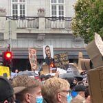 Marie Ulven Ringheim Instagram – protest in oslo. thousands of people outside Stortinget, the norwegian parliament. 
#blacklivesmatter