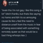 Marie Ulven Ringheim Instagram – i hope one day we can all chill the fuck out and just vibe. it’s so weird how some people feel the need to distance themselves from a minority, while those who don’t, are being excluded by the minority? not painting everyone with the same brush here, but this is a recurring thing and its so strange