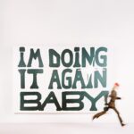 Marie Ulven Ringheim Instagram - My sophomore album "I’M DOING IT AGAIN BABY!" comes out April 12th!!!! The first song "Too Much" is yours February 9th!!!! FINALLYYY ilysm😭😭😭😭😭 STUNNING SHIT acrylic on canvas 450 × 300 cm