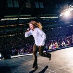 Marie Ulven Ringheim Instagram – detroit was amazing last night❣️ i’m beyond grateful and happy to be on the eras tour. playing ford field again tonight!!🥹😭