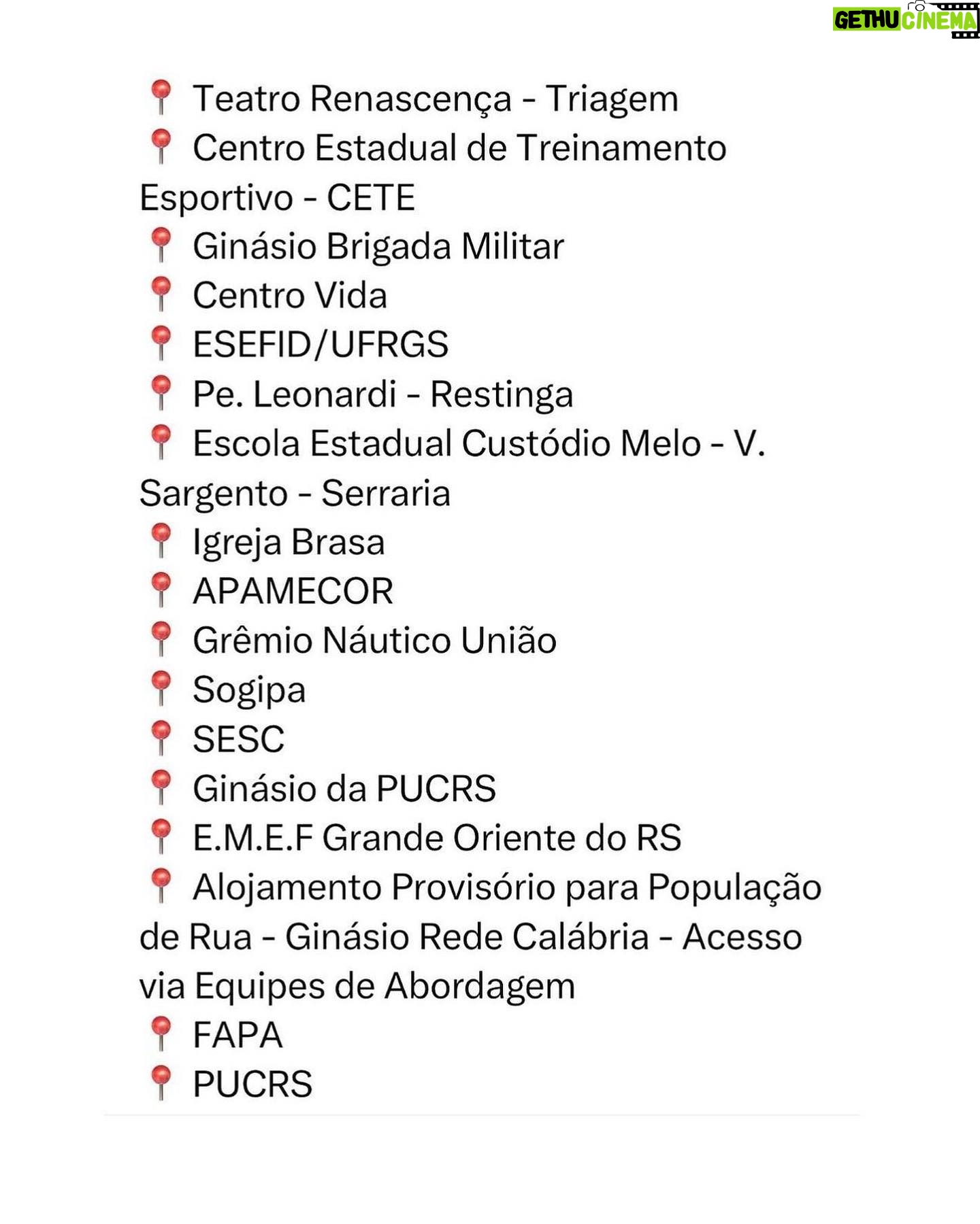 Marina Ruy Barbosa Instagram - Sem palavras para descrever as imagens do desastre que afeta a população do Rio Grande do Sul. Sigo procurando formas de ajudar, não apenas doando, mas buscando entender todas as necessidades que essas pessoas precisam nesse momento - a única certeza que tenho é que não podemos esperar. São vidas interrompidas, sonhos perdidos e um cenário de muita dor e tristeza. Faço aqui um apelo a todos que me acompanham para promover os meios de auxílio à essas vítimas - que pode ser feito em dinheiro, suprimentos, auxílio médico ou psicológico. Hoje é possível ajudar de diversas formas, inclusive fazendo doações em pontos de coleta em todo o Brasil - procure o ponto mais próximo à você para contruibuir com roupas, itens de higiene pessoal, colchões, cestas básicas, ração animal, cobertores, toalhas e água potável. Inclusive, se você é dos estados de São Paulo, Santa Catarina ou Paraná, procure a unidade do Correios mais próxima e ajude como puder. Nenhuma doação é pequena demais! Todo meu apoio e respeito pela @cufabrasil @cufars, por todo trabalho e dedicação em auxiliar os afetados. CONTRIBUA PELO PIX doacoes@cufa.org.br Ou doe em um dos pontos: Rio de Janeiro Sede da CUFA RJ Rua Francisco Batista, 01 - Madureira - Embaixo do Viaduto de Madureira CUFA COMPLEXO DA PENHA Estrada José Rucas, 1266 - Penha, Rio de Janeiro BAHIA Salvador Rua Rio Madeira n 19-E. CEP 40.713.315. Bairro Itacaranha CEARÁ SEDE CUFA CEARÁ Rua Regina de Fátima, 3821 - Passare CUFA SEDE POÇO DA DRAGA Rua Gerson Gravdol 106 Centro SANTA CATARINA Florianópolis Rua Desembargador José Roberto Guilhon, 70 Coloninha Vamos juntos nessa!