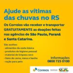 Marina Ruy Barbosa Instagram - Sem palavras para descrever as imagens do desastre que afeta a população do Rio Grande do Sul. Sigo procurando formas de ajudar, não apenas doando, mas buscando entender todas as necessidades que essas pessoas precisam nesse momento - a única certeza que tenho é que não podemos esperar. São vidas interrompidas, sonhos perdidos e um cenário de muita dor e tristeza. Faço aqui um apelo a todos que me acompanham para promover os meios de auxílio à essas vítimas - que pode ser feito em dinheiro, suprimentos, auxílio médico ou psicológico. Hoje é possível ajudar de diversas formas, inclusive fazendo doações em pontos de coleta em todo o Brasil - procure o ponto mais próximo à você para contruibuir com roupas, itens de higiene pessoal, colchões, cestas básicas, ração animal, cobertores, toalhas e água potável. Inclusive, se você é dos estados de São Paulo, Santa Catarina ou Paraná, procure a unidade do Correios mais próxima e ajude como puder. Nenhuma doação é pequena demais! Todo meu apoio e respeito pela @cufabrasil @cufars, por todo trabalho e dedicação em auxiliar os afetados. CONTRIBUA PELO PIX doacoes@cufa.org.br Ou doe em um dos pontos: Rio de Janeiro Sede da CUFA RJ Rua Francisco Batista, 01 - Madureira - Embaixo do Viaduto de Madureira CUFA COMPLEXO DA PENHA Estrada José Rucas, 1266 - Penha, Rio de Janeiro BAHIA Salvador Rua Rio Madeira n 19-E. CEP 40.713.315. Bairro Itacaranha CEARÁ SEDE CUFA CEARÁ Rua Regina de Fátima, 3821 - Passare CUFA SEDE POÇO DA DRAGA Rua Gerson Gravdol 106 Centro SANTA CATARINA Florianópolis Rua Desembargador José Roberto Guilhon, 70 Coloninha Vamos juntos nessa!