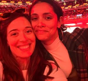 Marina Squerciati Instagram - Go Blackhawks! @nhlblackhawks! 🏒#BestDayEver #OneChicago #crossover #friends