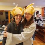 Marina Squerciati Instagram - Like mother, like daughter. #grateful #gobblegobble #turkeyhats #motherdaughter