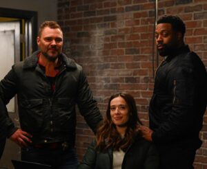 Marina Squerciati Instagram - TONIGHT'S BURGESS'S BIG EPISODE! My Mom just called and was all, "It's your big show; why haven't you posted?!" GUYS, WATCH MY EPISODE DON'T MAKE MOM MAD. #youdontwanttoseemomangry #chicagopd #burgess #burzek #burzekarmy #tvshows #bts #onechicago #chihards #iloveourfans #sodontletmomdown #getthewholefamilytowatch #makemomproud #squerciatiwomen 

Also, is it just me or is Laroyce on like the cover of GQ, while I'm like posing for a yearbook photo during my awkward years. Damn, Ro. 🥵🔥