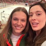 Marina Squerciati Instagram - Go Blackhawks! @nhlblackhawks! 🏒#BestDayEver #OneChicago #crossover #friends