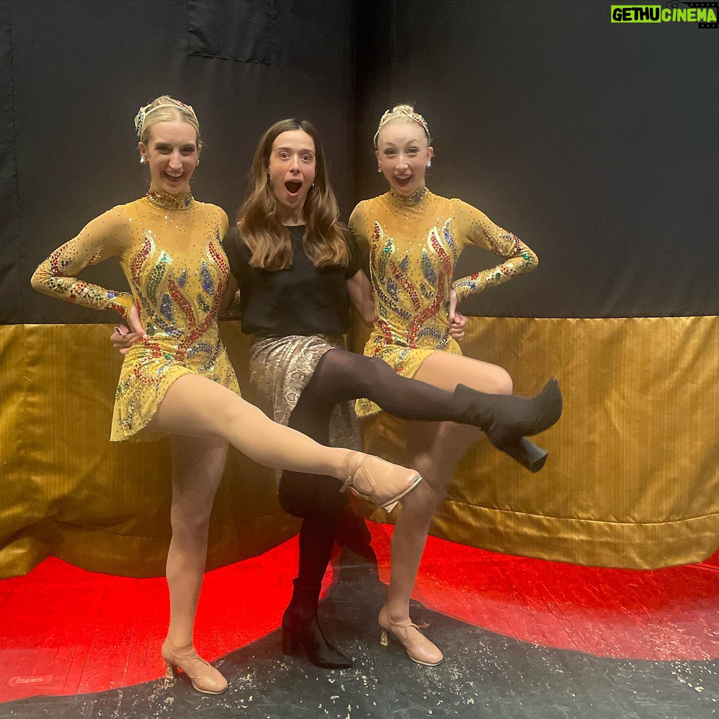 Marina Squerciati Instagram - Did I see the spectacular @TheRockettes perform @RadioCityMusicHall? Yes! Did I try to do a high-kick with a few Rocketttes? Obviously. Did I get a SEVERE CHARLIE HORSE in my thigh and start to scream? You bet I did! Swipe and see. I ❤️ NYC. I ❤️#Rockettes! #christmasspectacular #donttrythisathome #oratleastwarmupfirst #nyc #newyork #newyorkholiday #rocketteschristmasspectacular #rocketteslive @lori.shoes #kickingboots