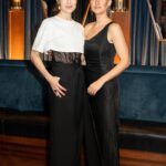 Marina Squerciati Instagram - Pasta Fashion?! 🙋🏻‍♀️What a fabulous evening, @christinakarinofficial! Outfit: @christinakarin Pasta: @fiorettasteak Sweatpants post pasta & photo: @youbetyourassidid 📷: Lena Jackson