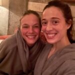 Marina Squerciati Instagram – Facials & massages @cowshed. Champagne at @sohohousechicago. Hours of conversation with @spiridakos. Highly recommend. #fiveoutfivestars #season10isalmostover #perfectchicagoday #thingstodoinchicago #bestfacials #girlsstaycation #tracyspiridakos #sohohouse #cowshed