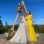 Marina Squerciati Instagram - Three things: My cousin got married! Washington state is breathtaking. I am so so jet-lagged - send help. #mountainwedding #worldtraveler #jetset #washingtonstate #colbertwashington #spokanewashington #yellowdress #yellowgown