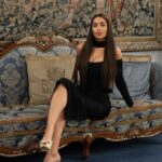 Marine El Himer Instagram – Happy woman, pretty woman 🌹
Dress by @zeenazaki
Hair by @hairsilk.dubai.official
Photo & Edit @konova_ph @shevchenko_photo
@rafflespalmdubai
•collaboration