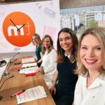 Marine Lorphelin Instagram - Recap de good vibes 💖🥳🍀 La dernière c’est cadeau ! 💖 @montasar @estellesabathier @stan_gruau @louannelorphelinoff & la team de @telematin_officiel @laurene___b Olivia Schaller