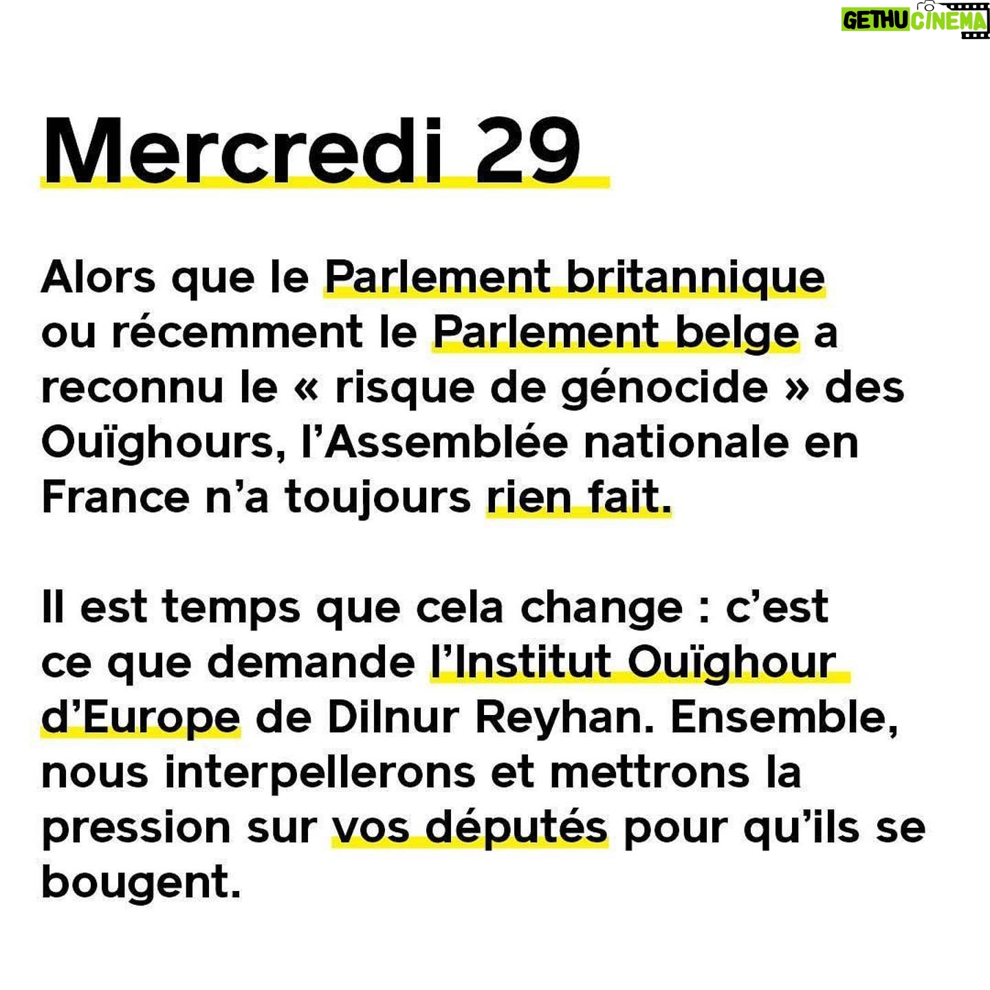 Marion Cotillard Instagram - LIEN DANS MA BIIO POUR LA PÉTITION #Repost @raphaelglucksmann ・・・ Nous les abandonnerons jamais. Cela fait maintenant 2 an qu’on se mobilise et cette semaine est cruciale. Je compte sur vous et votre humanité. Chaque jour, je ferai un post pour chaque mobilisation. Ne lâchons rien. Notre semaine de mobilisation : nous allons rendre visibles les millions de Ouïghours encore parqués dans les camps de concentration. Et exiger que nos dirigeants agissent. Tous les jours. Partout. Voici notre plan de bataille. *Aujourd’hui Signer et partager la pétition adressée à @ursulavonderleyen et @emmanuelmacron (dans ma bio). La demande est simple : bannissez de nos marchés les produits issus de l’esclavage des Ouïghours. En commençant par les produits de @nike et @zara . Objectif : arriver à 100 000 signatures avant samedi.