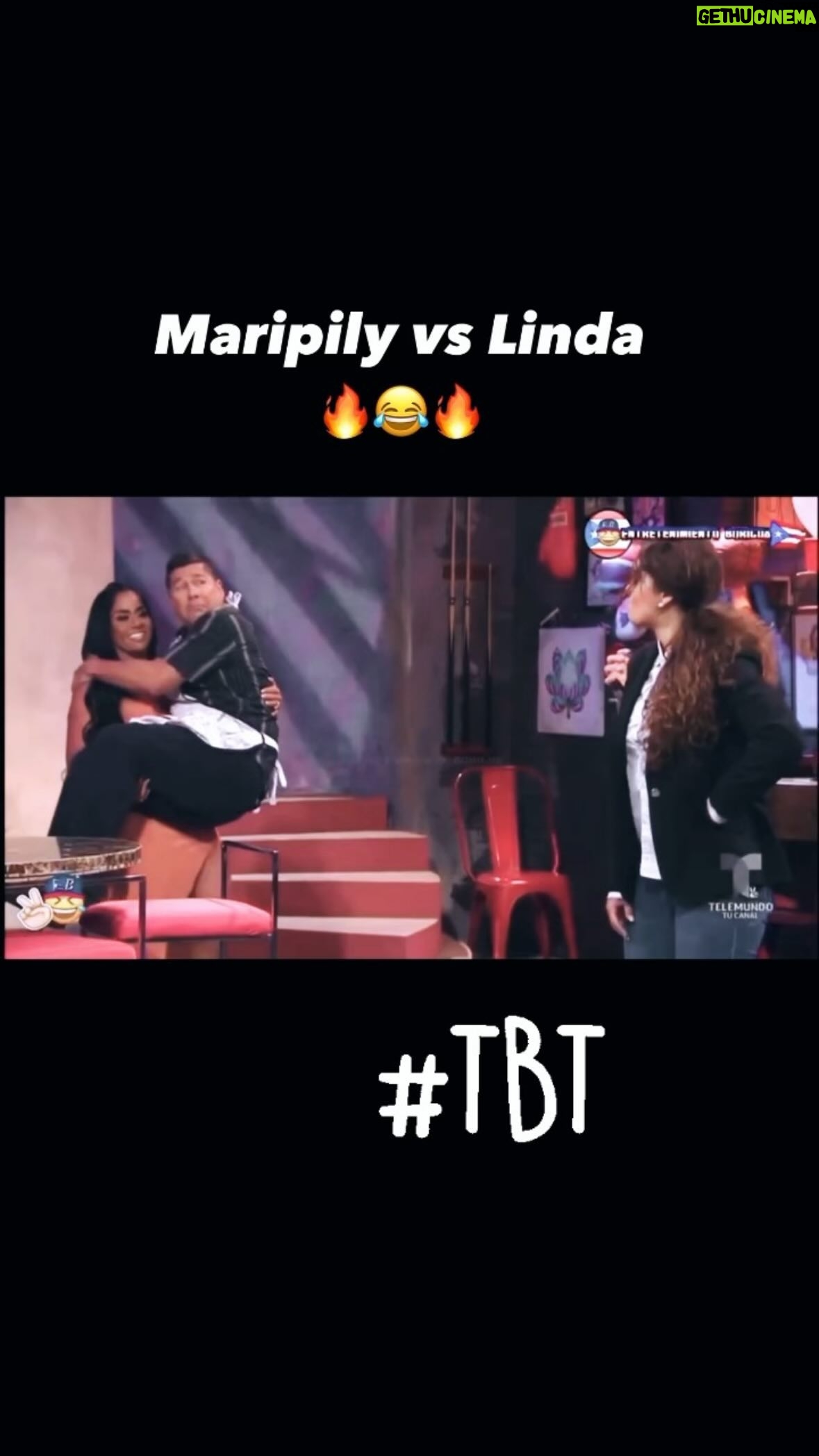 Maripily - 45.7K Likes - Un #TBT valioso 🔥😂 con la figura más pegá de PR en estos momentos… 🇵🇷🌪️😂 @maripilyoficial vs Linda Honey Honey 😅💪