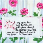 Marisa Tomei Instagram - The Art of Healing: Inspired by Pieper Lewis’s courage and resilience @tanyaauthor, @tinypricksproject and I banded together to offer the following collection for sale to raise funds to support Pieper’s journey: 2 Pieper Lewis quotes stitched by Diana Weymar 2  Mary Oliver poetry fragments stitched by Diana Weymar Assume Nothing: A Story of Intimate Violence by Tanya Selvaratnam and autographed by the author From @newsweek: “Money to support Lewis was raised on GoFundMe by Leland Schipper, one of her former teachers. On the online fundraiser he wrote: ‘In Iowa, there is a law that states that anyone who is convicted of killing a person, regardless of circumstances, must pay that individual's family 150,000 dollars. This law is intended to provide justice to families who lost their loved ones. ‘However, in the case of Pieper, it will require her to pay 150,000 dollars to the family of a man who purchased Pieper's fifteen-year-old body from a sex trafficker, gave her drugs and alcohol, and then raped her repeatedly. ‘Pieper does not owe that man's family justice. Pieper does not deserve to be financially burdened for the rest of her life because the state of Iowa wrote a law that fails to give judges any discretion as to how it is applied. This law doesn't make sense in many cases, but in this case, it's morally unjustifiable. A child who was raped, under no circumstances, should owe the rapist's family money.’” Please share this post and Pieper’s story to help us raise funds to support her. Starting price: $300 excluding shipping. Please comment on this post or DM @tinypricksproject to submit your price. Bidding will continue through #DomesticViolenceAwarenessMonth until November 3. 100% of proceeds will go to #pieperlewis. For resources about #domesticviolence #intimatepartnerviolence, please visit #LinkInBio @tanyaauthor.