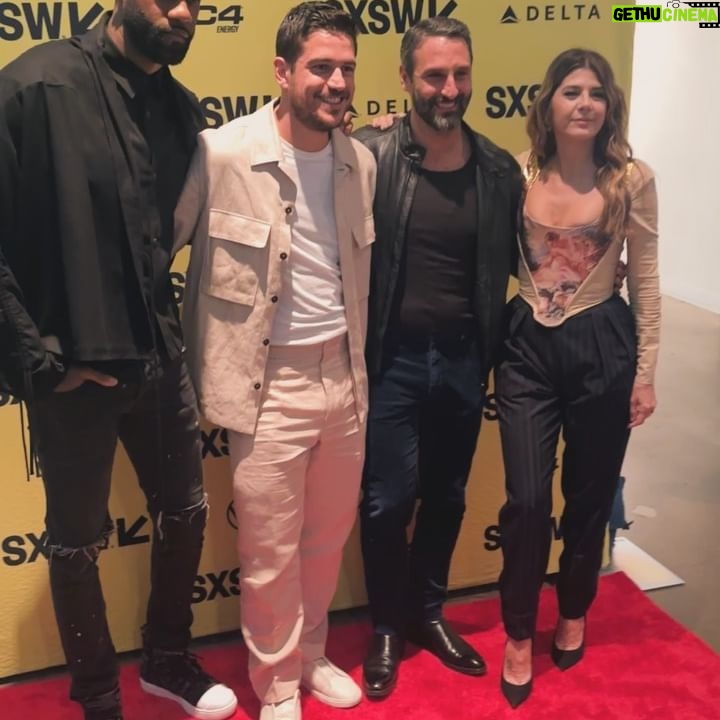 Marisa Tomei Instagram - #SXSW with Extraordinary director writer producer of “High Tide” @mcalvani and crew @marcopigossi @jrbland