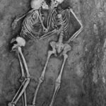 Marisa Tomei Instagram - Happy Halloween / Happy Samhain "Lying on the bottom were two human skeletons, a male and a female. The male had an arm under the female's shoulder, while the female was looking for the male's face and trying to reach him to touch his lips. Both young adults show no evidence of injury; there were no obvious cuts or broken bones. There were no objects with skeletons, but under the female head there was a stone slab. The other contents consist of broken pieces of plaster, coal and small pieces of burnt bricks, but nothing that suggests that the two have been crushed"