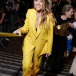 Marisa Tomei Instagram - This genius @gabrielahearst with a heart of nugget gold, whisked me out on the town last night. Love her mind, her style and her vision. Thank you @cfda Suit @gabrielahearst Accessories @gabrielahearst Makeup @jameskaliardos Hair @panosphair