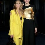 Marisa Tomei Instagram - This genius @gabrielahearst with a heart of nugget gold, whisked me out on the town last night. Love her mind, her style and her vision. Thank you @cfda Suit @gabrielahearst Accessories @gabrielahearst Makeup @jameskaliardos Hair @panosphair