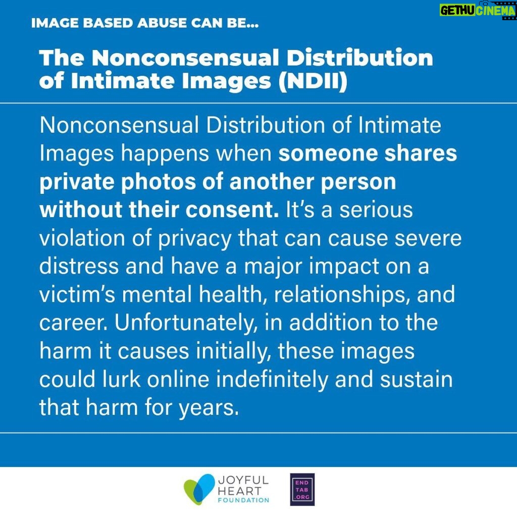 Mariska Hargitay Instagram - There are various forms of Image Based Abuse (IBA). We turned to the expert @adamrdodge to help explain the different kinds of IBA throughout the digital world. Learning what these forms of abuse look like, and go to ENDTAB.org to find out how to protect yourself. TW: These slides include information about sexual abuse, domestic violence, and general trauma. In addition to our work raising awareness around IBA, we also want to let you all know that we are co-hosting the first Virtual Summit on Deepfake Abuse. Learn more about this historic event at the link in our bio.