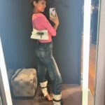 Mariya Nishiuchi Instagram - イタリアのブランドDSQUAREDのアイコンである "ゴシックベルトBAG"の新コレクションローンチイベントにて😎 サイズ感も質感も可愛い😍 ドレスに合わせても良いかも♪ @dsquared2 #DSQUARED2 #ディースクエアード#D2GOTH #PR