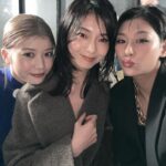 Mariya Nishiuchi Instagram - @harunobumurata1007 のショーにて 大好きなおふたりと🤍🤍