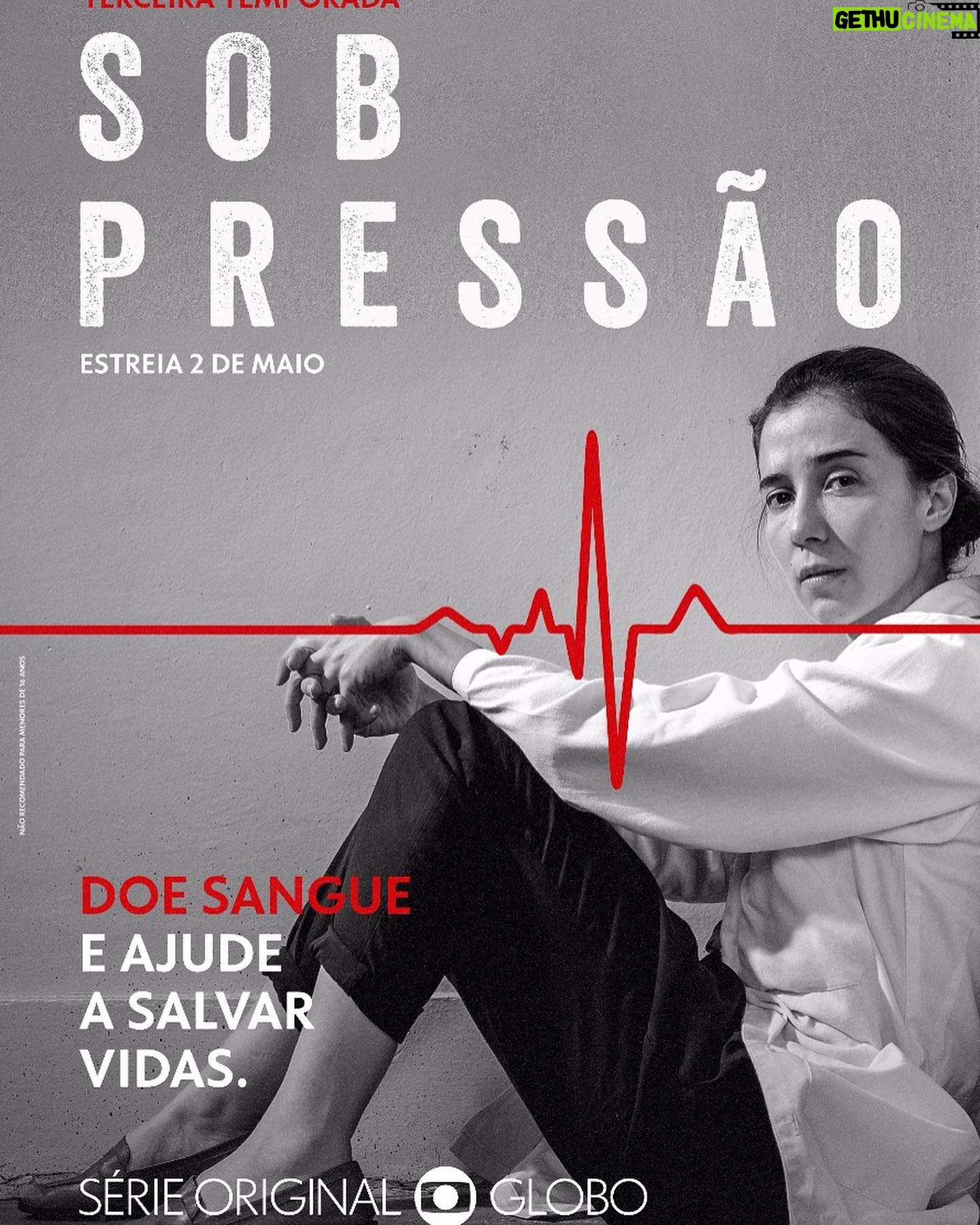 Marjorie Estiano Instagram - Hoje tem o 2o episódio da 3a temporada de Sob Pressão!! Logo mais! #saude #sobpressão