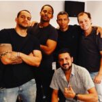 Marjorie Estiano Instagram - Espetáculo é o que esses caras fazem!!! Nossos mágicos técnicos! Exímios profissionais e como se não bastasse...gaiatos que só eles. Muita alegria ter vcs! ❤️❤️❤️❤️❤️❤️❤️#osseteafluentesdorioota @jonatas5912 @gabrielmaxcerqueira @neysilveiratmj @brunocesaroliveiraa @leocpsilva