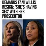 Marjorie Taylor Greene Instagram - “Rep. Marjorie Taylor Greene (R-GA) exclusively told Breitbart News in a phone interview that Fulton County District Attorney Fani Willis should resign from office after admitting to an affair with her top Trump prosecutor.” Read the story: 📰🔗 LINK IN BIO