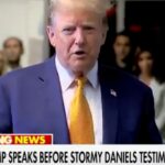 Marjorie Taylor Greene Instagram - Today’s testimony from Stormy Daniels should cause a mistrial! After being threatened with jail by the judge’s ridiculous gag order, President Trump cleverly side steps it by just quoting the news!! Listen!