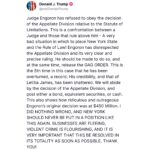 Marjorie Taylor Greene Instagram - Today marks the 5th time Judge Engoron has been overruled in the Joe Biden-directed hoax brought against President Trump and his family by corrupt New York Attorney General Letitia James. Judge Engoron arbitrarily ruled that the world class Mar-a-Lago Club, which sits on the most premier location in Palm Beach County on 20 BEAUTIFUL waterfront acres built out in spectacular fashion, is worth only $18 Million. As one of the most exclusive clubs in the world, Mar-a-lago’s value is far more than real estate and buildings, it’s one of many extremely successful Trump businesses, which sets its value extremely high! This is a Democrat activist judge weaponizing his bench to help fulfill Tish James’s campaign promise to get President Trump. Also in the crosshairs, Eric and Don Jr., who are completely innocent! They aren’t just after Trump and his family, they are after every Trump supporter across the country, the Trump family is just standing in their way. We will not stop fighting to end this gross weaponization of our justice system and we will re-elect President Trump in November in historic fashion! President Trump, his sons, and his entire family are INNOCENT!