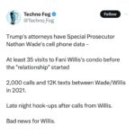Marjorie Taylor Greene Instagram – WOW! It appears Fani Willis committed perjury. 

The political persecution of President Trump in Fulton County must end.

Fani Willis must be criminally charged. 

And when will the state of Georgia do something about it!?