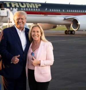 Marjorie Taylor Greene Instagram - Donald Trump is the best President of the century. He’s the best President of our lifetime. He’s one of the best President’s in the history of our country. And President Trump is the only hope we have to Save America and DEFEAT THE DEMOCRATS in 2024!