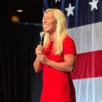 Marjorie Taylor Greene Instagram - I am unapologetically America First! We need to finish President Trump’s wall so we can keep out the rapists, the child molesters, the drug and sex traffickers, and the murderers. Americans are dying every single day from Joe Biden’s border crisis. We must re-elect President Trump and secure our borders!