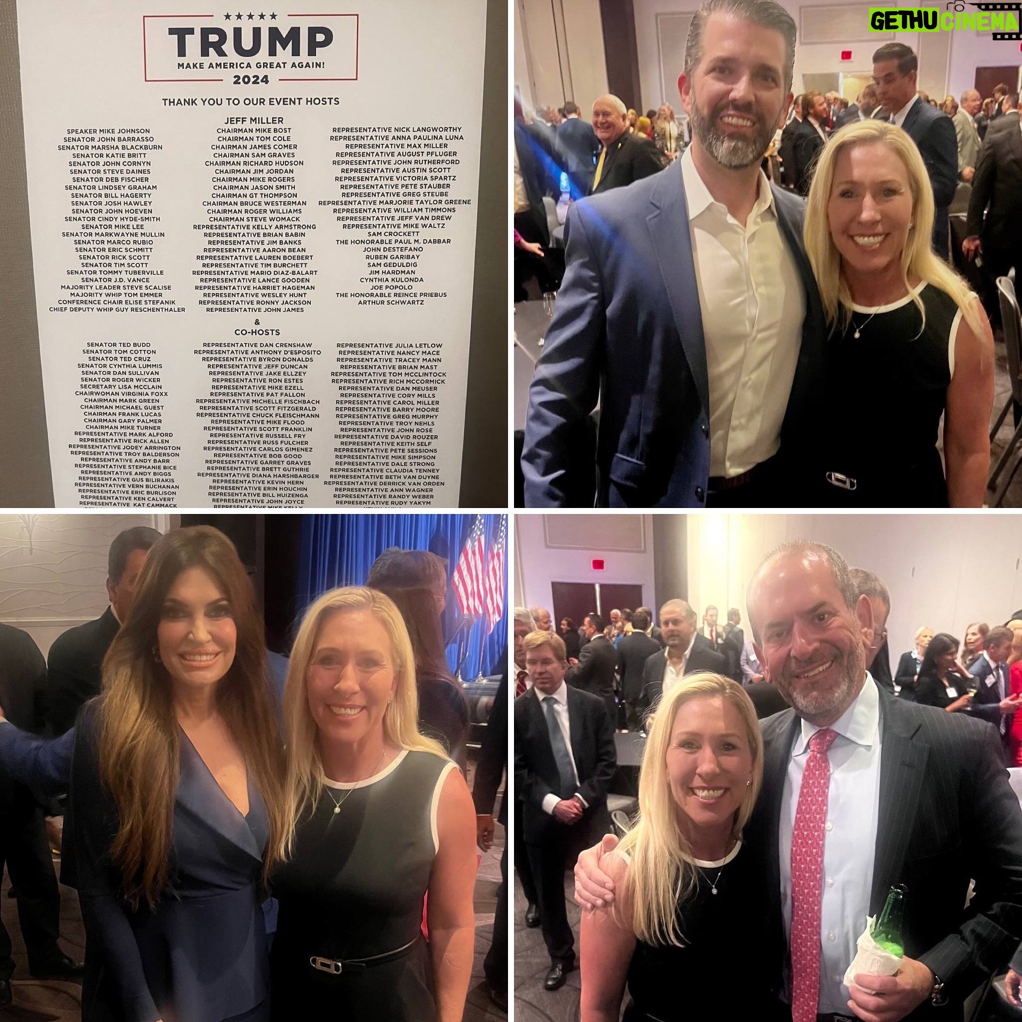 Marjorie Taylor Greene Instagram - The GOP is the party of Trump! It’s great to see so many of my colleagues uniting behind America’s President. We are going to retake the White House in 2024 and we will MAKE AMERICA GREAT AGAIN.