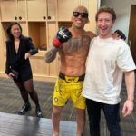 Mark Zuckerberg Instagram – What an epic night. Congrats @blessedmma @zhangweilimma @alexpoatanpereira @nobickal1 @funkmastermma on the great wins! Great to see so many legends and friends out there. Thanks @danawhite and @ufc for hosting us.