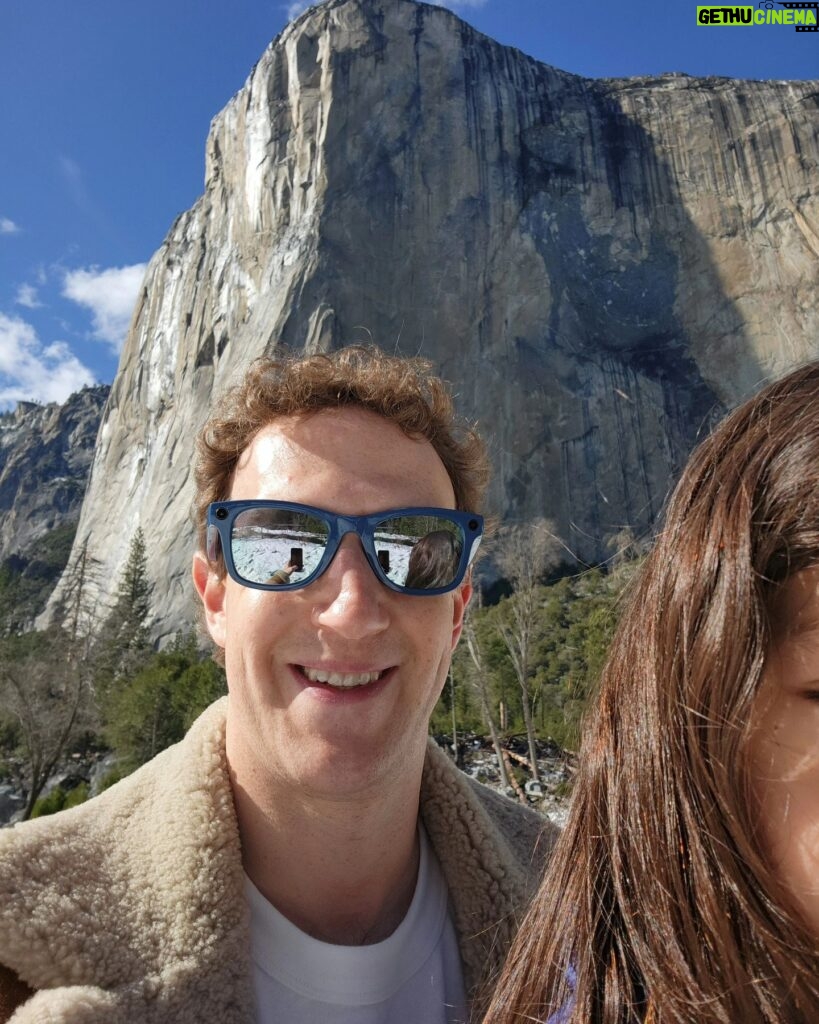 Mark Zuckerberg Instagram - Weekend trip with Max to Yosemite. Love taking the girls to our National Parks.