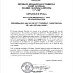 Marlene De Andrade Instagram – 🔵COMUNICADO OFICIAL: En atención a las solicitudes cursadas por las Organizaciones con Fines Políticos, el CNE decidió prorrogar por 72 horas el lapso para la modificación y/o sustitución de postulaciones que quedarán reflejadas en la boleta o instrumento electoral. #CNEesIgualdad 🙏🏻🇻🇪