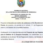 Marlene De Andrade Instagram – 🔵#21Mar || Queda aprobado por Unanimidad el Proyecto de Ley Orgánica para la Defensa de la Guayana Esequiba.

🔵Diputado Hermann Escarrá toma el derecho de palabra para resaltar el trabajo que llevó el Proyecto de Ley Orgánica para la Defensa de la Guayana Esequiba.

🔵Diputado Diosdado Cabello @dcabellor : 

“Está AN reivindica el derecho del pueblo venezolano de defender nuestro territorio con una Ley aprobada”.

🔵El Sol de Venezuela nace en el Esequibo, Gracias Pdte. @NicolasMaduro por ser el conductor de Victorias, hoy tod@s l@s diputad@s encabezados por el Presidente de la @asamblea_ven @jorgerpsuv_ hemos escrito la Historia buena de la Patria 🇻🇪 #WinstonVallenilla