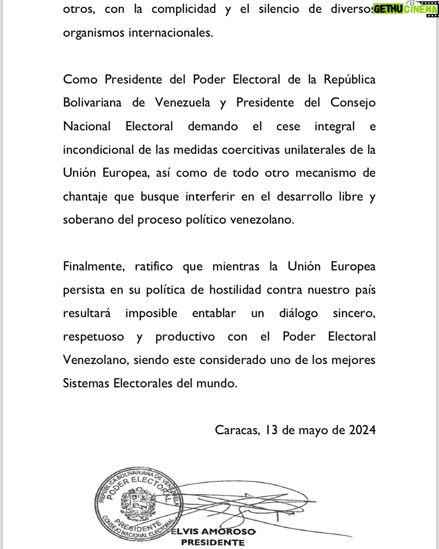 Marlene De Andrade Instagram - 🇻🇪 | LO ÚLTIMO: Presidente del Consejo Nacional Electoral de Venezuela #CNE , Elvis Amoroso, exhortó a la Unión Europea, EE.UU y al Reino Unido, a levantar todas las sanciones contra Venezuela y cesar las persecuciones 🇻🇪🙏🏻🙏🏻🙏🏻