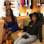 Marlo Hampton Instagram - Screaming Happy Birthday to the MF best Manager, Wife, Mother, Daughter, Aunt & Friend I have 🥳✨!!! You are truly one of a kind and I’m so grateful to have you in my life and don’t you ever change you little short shit 🤣 5’2 but attitude on 6’2! Hamptons go wish my Tye @tyeisha_perry Happy birthday 🎉🎉🎉✨