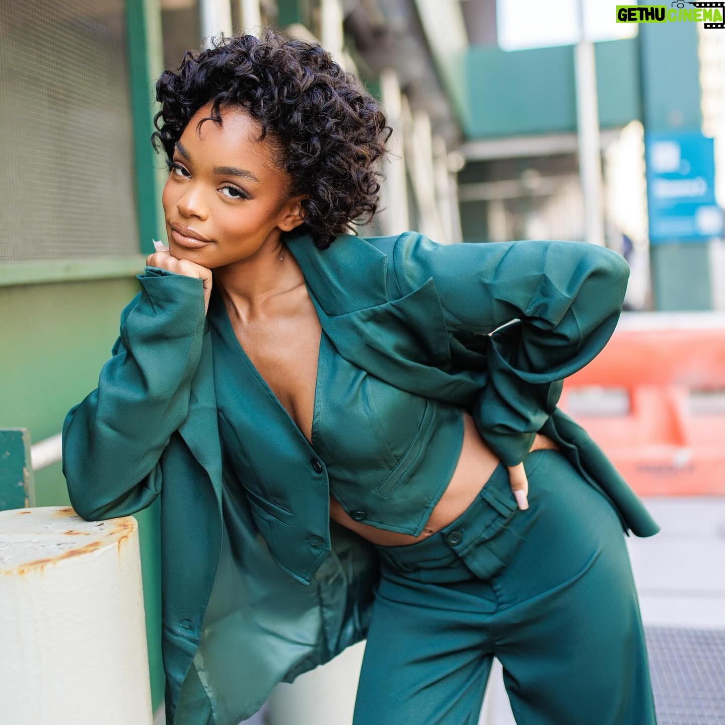 Marsai Martin Instagram - Coming up next…. @prettylittlething ‘s newest brand ambassador!! Excited for what’s to come!🤍✨