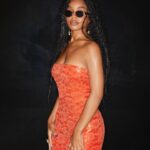 Marsai Martin Instagram – @laquan_smith for the evenings 🥭