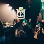 Marshmello Instagram - Second slide is my favorite 1. Me feelin myself at my first @stagecoach 2. Debuted new song with @kanebrown while he was on FT 3. Me and @diplo after we shut down his tent 4. Me and Thomas Wesley plotting before the set 5. Just a handsome cowboy 6. A happier mashup I made on my way to the festival 7. My final bow
