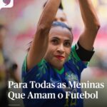 Marta Instagram - "Sinto um orgulho imenso ao imaginar que talvez existam meninas por aí me assistindo e que eu possa inspirá-las a alcançar seus sonhos. Isso significa muito para mim. Vale mais do que qualquer título, medalha ou troféu que ganhei." @martavsilva10 quer dedicar essa Copa do Mundo a todas as meninas que amam o futebol. Link na bio. • 📸: @samrobles