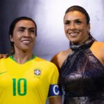 Marta Instagram - Hoje foi um dos dias mais especiais da minha vida. Poder eternizar a minha história na casa do nosso futebol , história essa que não é só minha e sim de todas aquelas pessoas que contribuíram e que ainda contribui em minha trajetória . Minhas companheiras de trabalho meus treinadores desde o professor tota, minha família ,meu empresário e grande mentor @fpfarah ,meus amigos , meus fãs e em especial aquelas mulheres guerreiras que lutaram desde o princípio para que hoje pudéssemos viver uma nova era no nosso futebol . Deixo aqui meu agradecimento a confederação brasileira em nome do presidente Ednaldo Rodrigues e a todos que de maneira direta e indireta colaboraram para que tudo isso acontecesse. Gratidão ! @selecaofemininadefutebol @cbf_futebol #futebolfemininobrasil