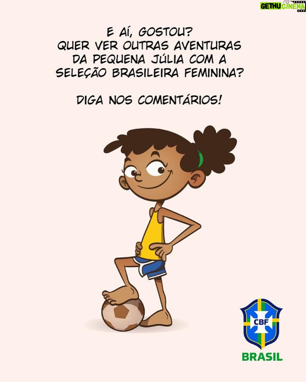 Marta Instagram - Eu já fui como a Júlia, uma criança que sonhava em jogar futebol. Todas as 'Júlias' da nova geração, acreditem: Você podem tudo! Feliz Dia Das Crianças! @selecaofemininadefutebol Créditos: @cascaozoila @lucianofreitaslu